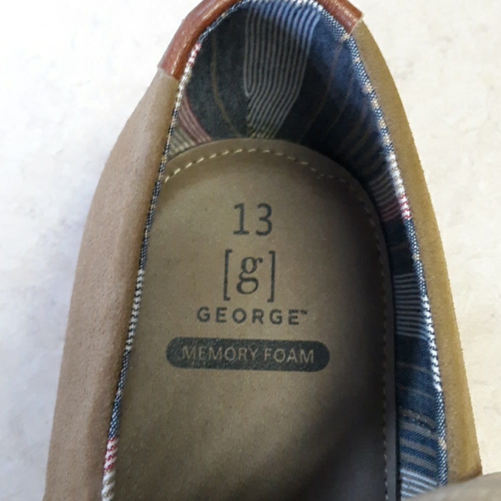 George brushed suede casual shoes size 13 - Picture 3 of 6
